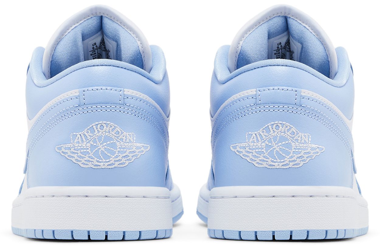 Jordan 1 Low White Aluminum (Women's)-Back