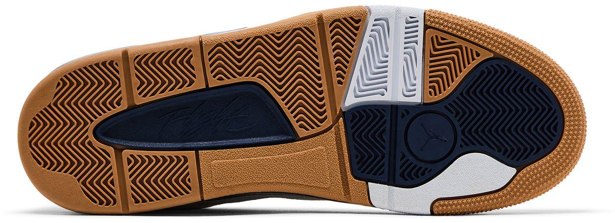 Jordan Flight Court Neutral Grey White Gum Light Brown Midnight Navy-Sole