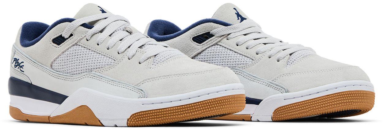 Jordan Flight Court Neutral Grey White Gum Light Brown Midnight Navy-Pair
