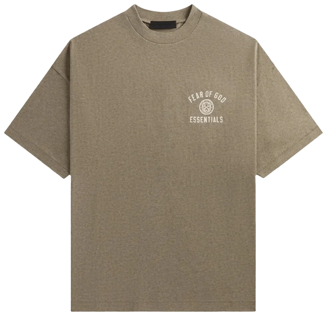 Fear of God Essentials Jersey Crewneck Tee Heather Gray -1