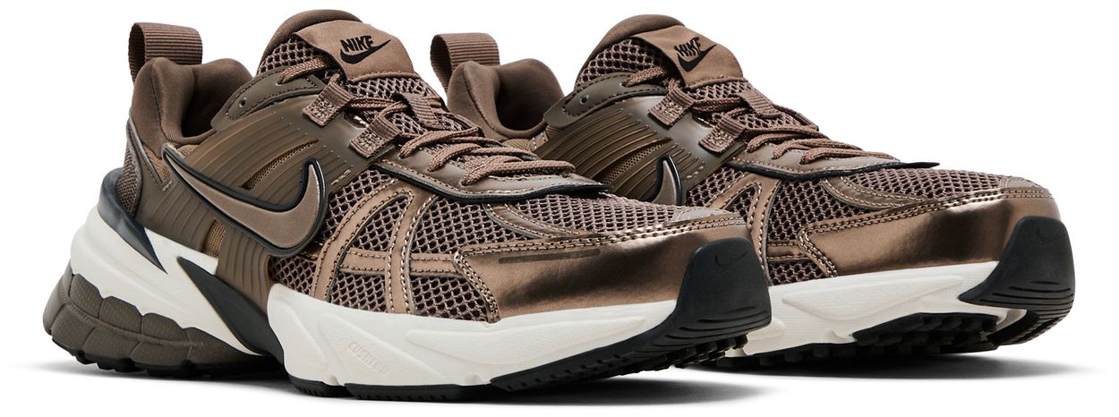 Nike V2K Run Mink Brown Ironstone Team Anthracite (Women's)-Pair