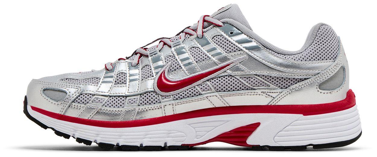 Nike P-6000 Metallic Silver Gym Red-2