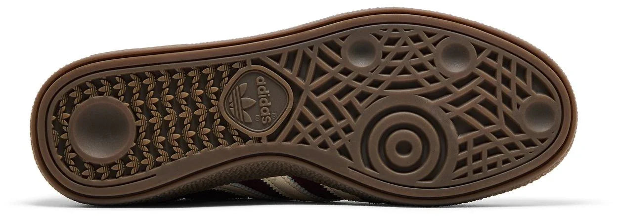 adidas Handball Spezial Maroon Off White Gum (Women's)-Sole