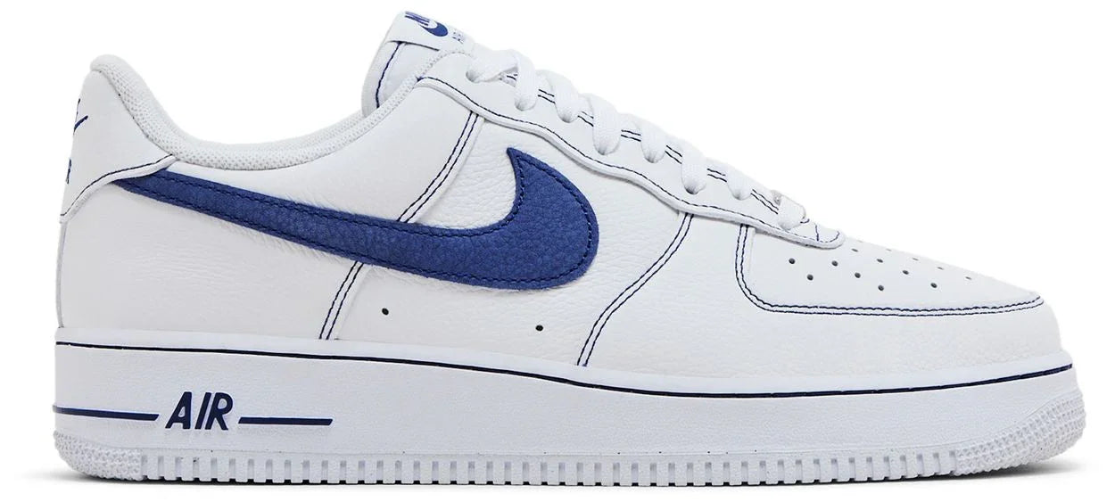 Nike Air Force 1 Low '07 LV8 White Deep Royal Blue-1