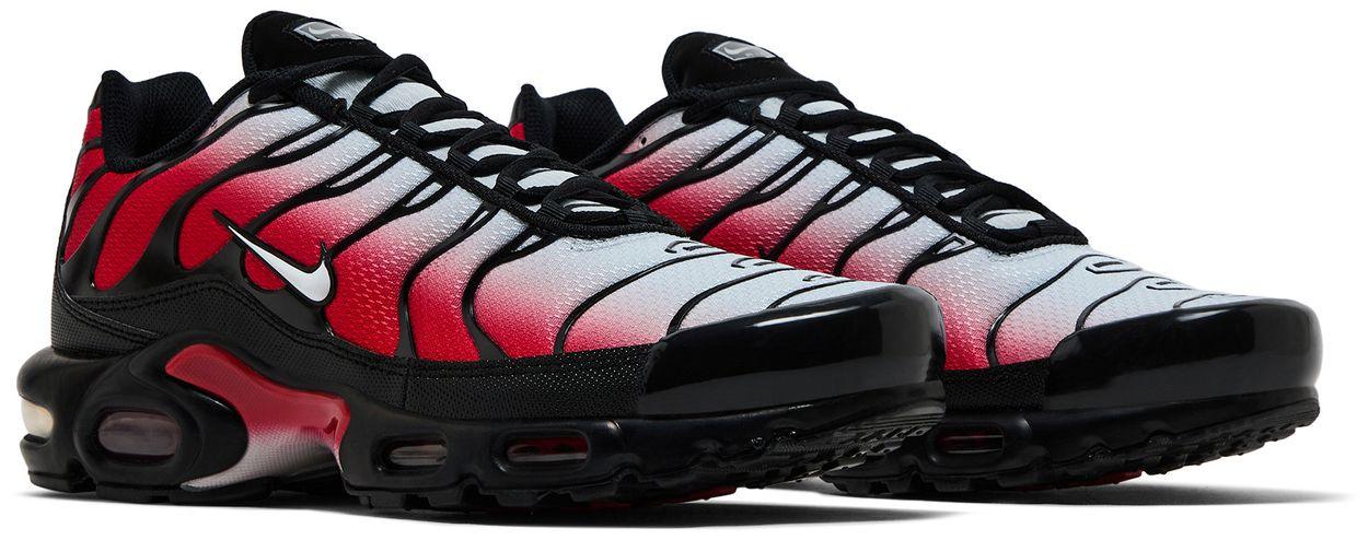 Nike Air Max Plus Pure Platinum University Red Black White-Pair