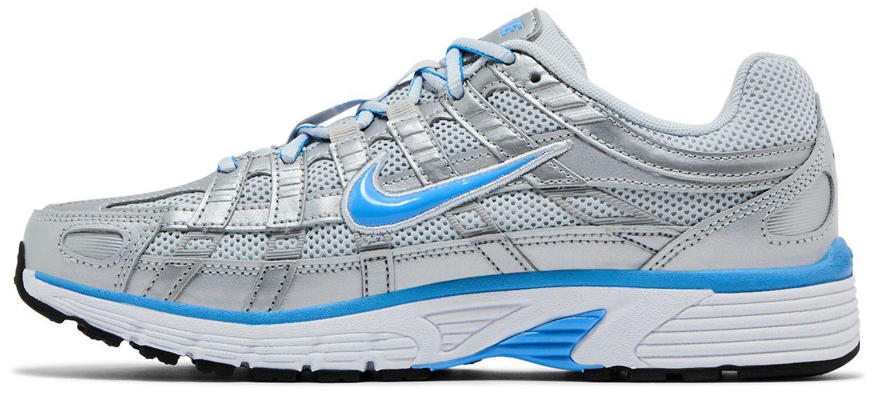 Nike P-6000 Metallic Platinum Pure Platinum Metallic Silver University Blue-2