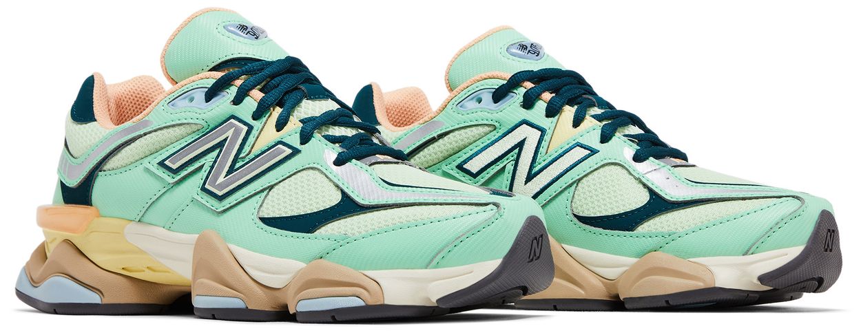 New Balance 9060 Sweetgrass Deep Ocean-Pair