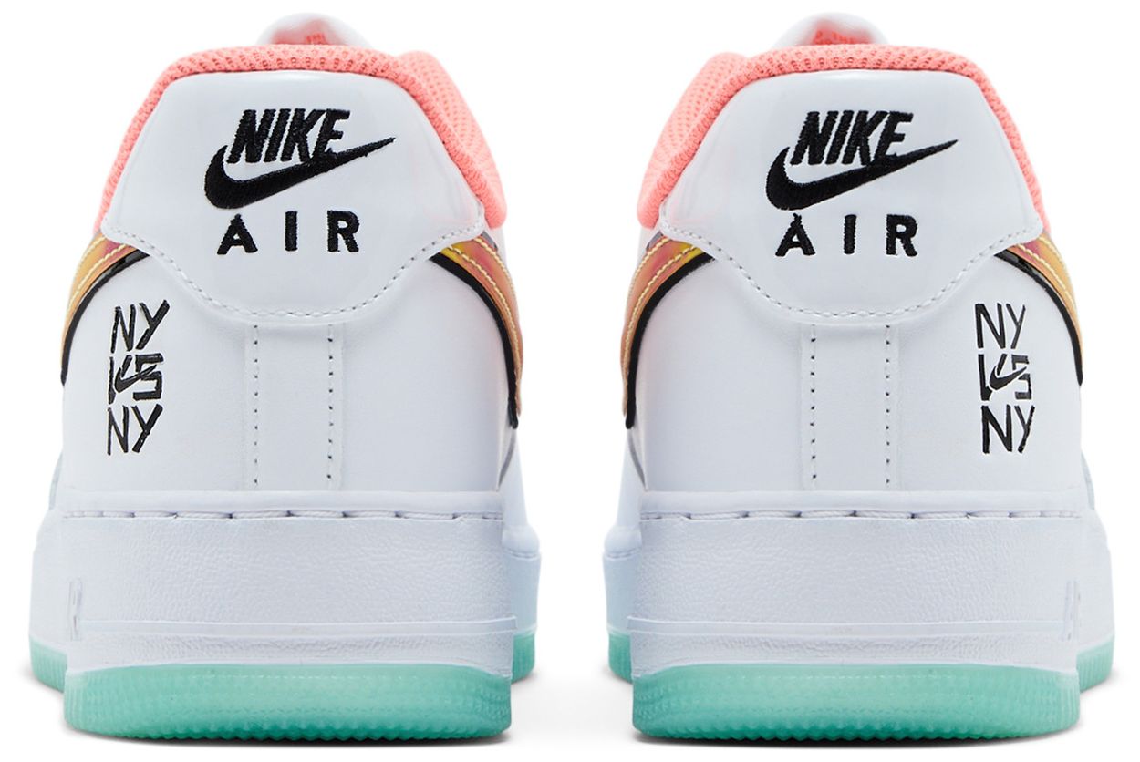 Nike Air Force 1 Low NY vs. NY White Crimson Pulse-Back