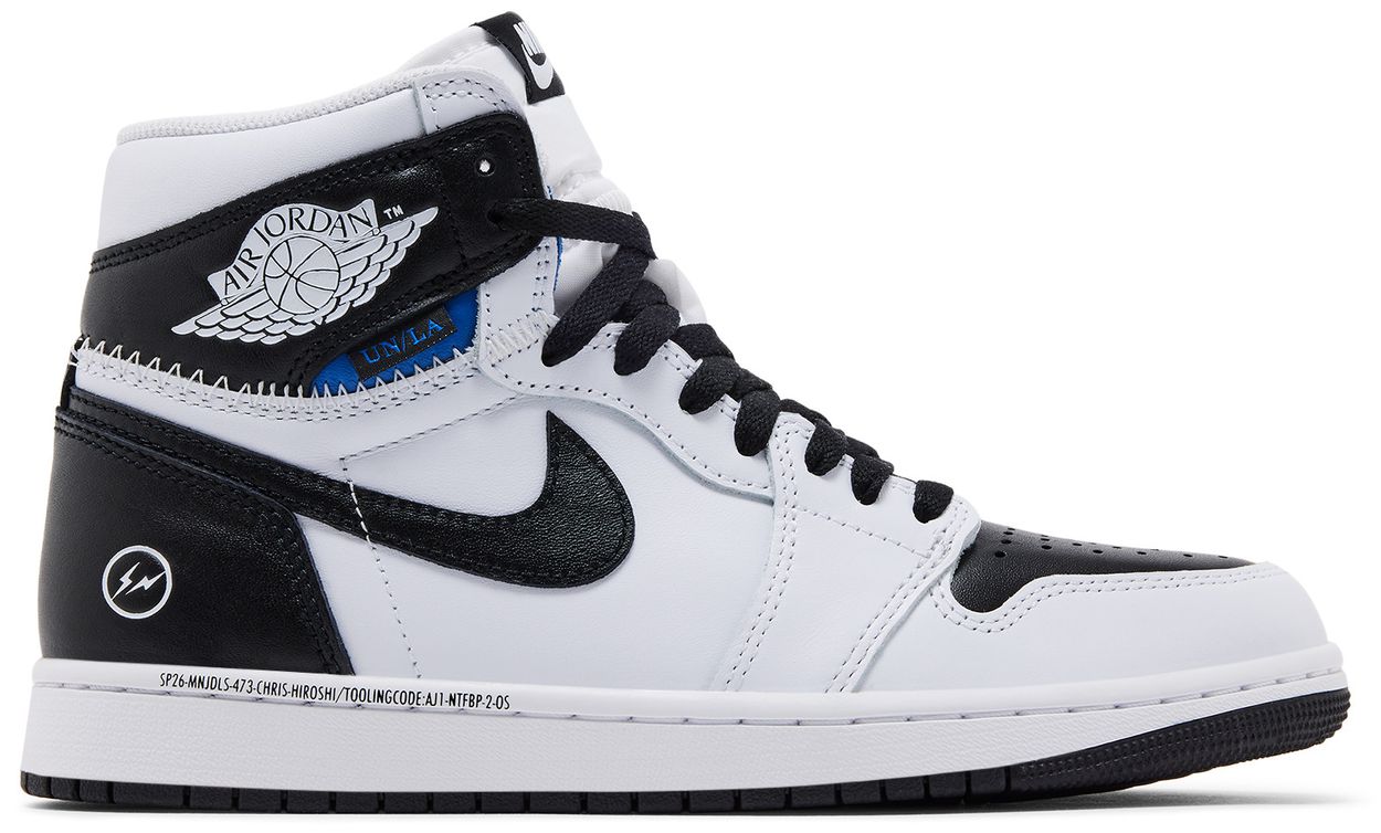 Jordan 1 Retro High OG SP Fragment x Union LA White Black-1