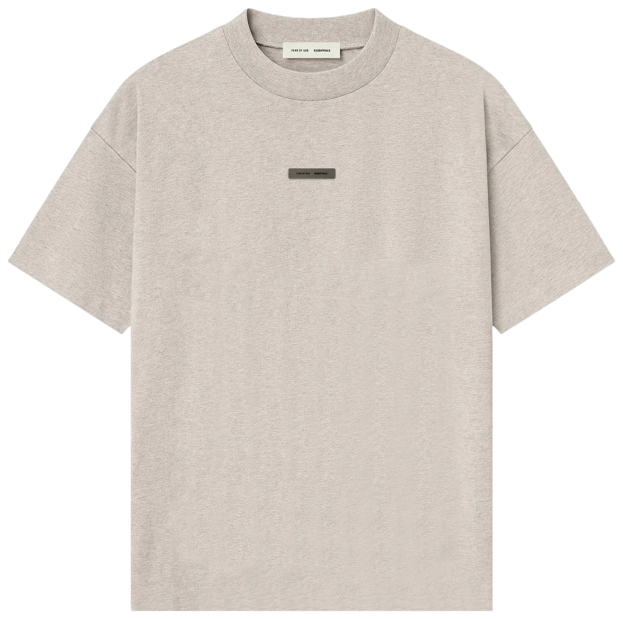 Fear of God Essentials Classic Short Sleeve Tee Heather Stone -1