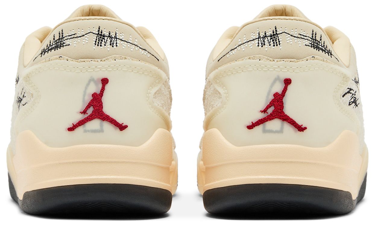 Jordan Flight Court Who Decides War Coconut Milk (Women's)-Back