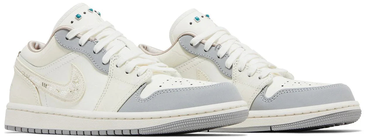 Jordan 1 Low Sail Soft Pearl (Women's)-Pair