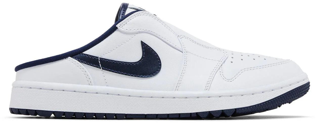 Jordan 1 Mule Golf White Midnight Navy-1