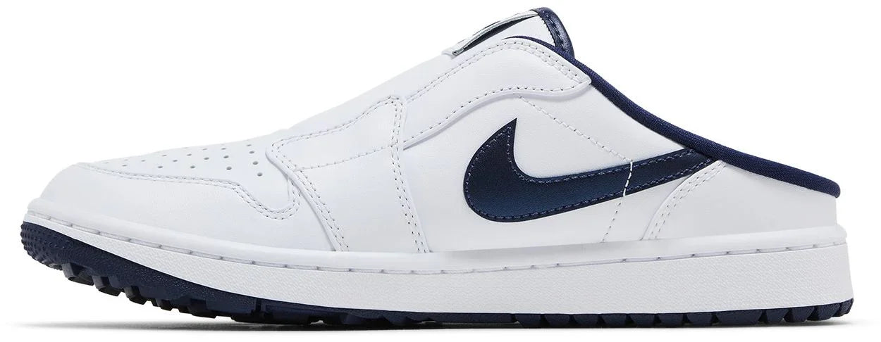 Jordan 1 Mule Golf White Midnight Navy-2