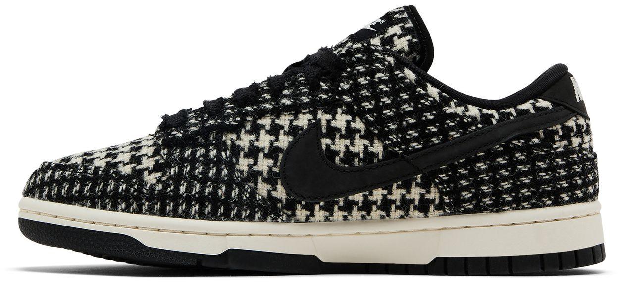 Nike Dunk Low Harris Tweed White Black Multi (Women's)-2