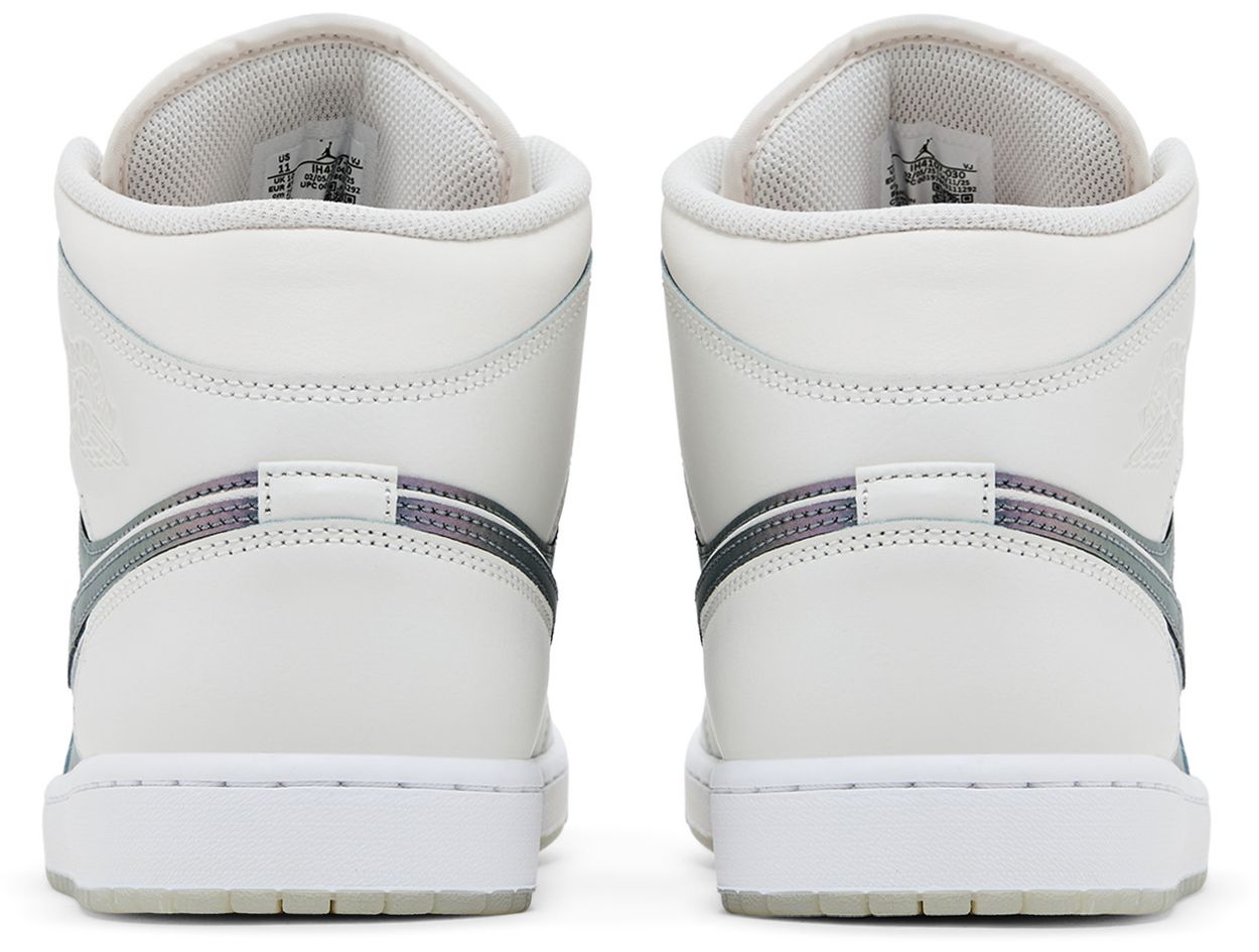 Jordan 1 Mid SE Phantom Iridescent-Back