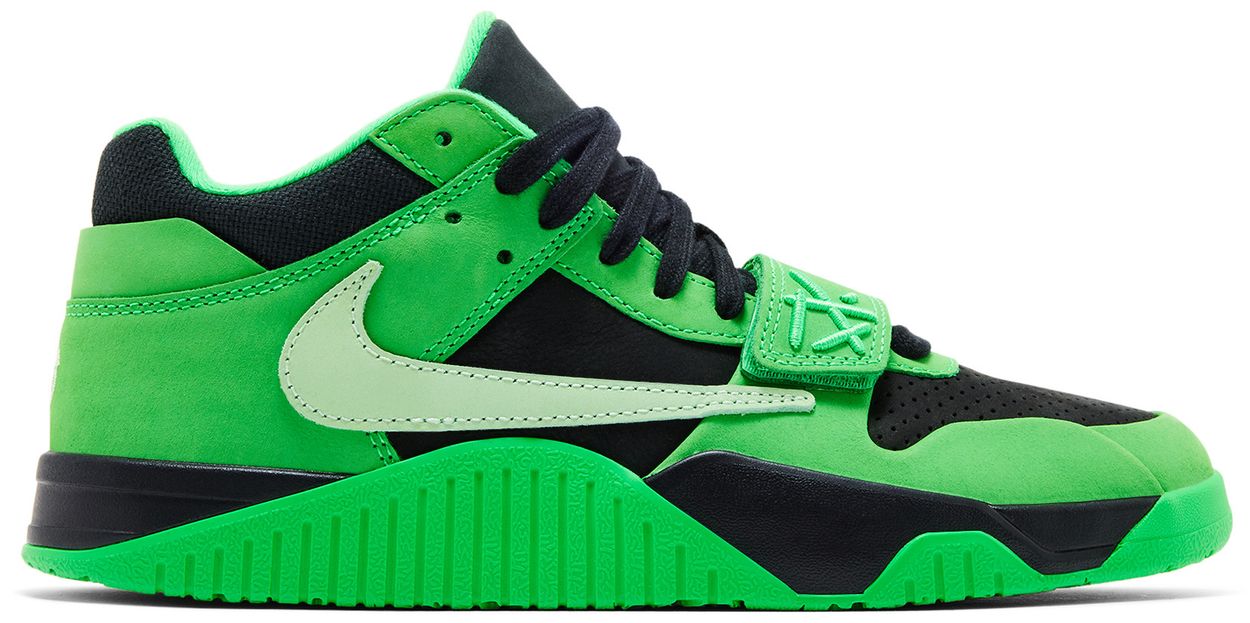 Jordan CJ1 T-Rexx Travis Scott Green Spark-1
