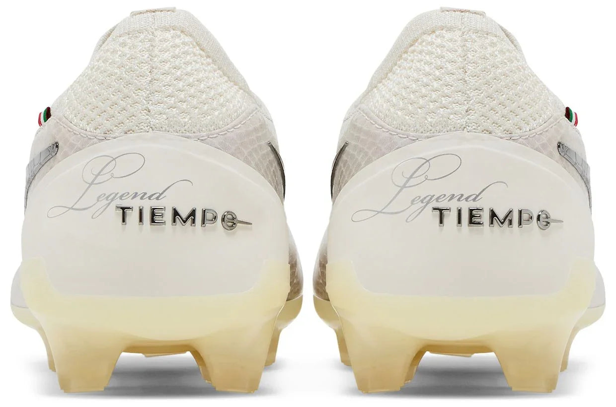 Nike Tiempo Legend 10 Elite Luxe FG Montebelluna Leather White Snakeskin-Back