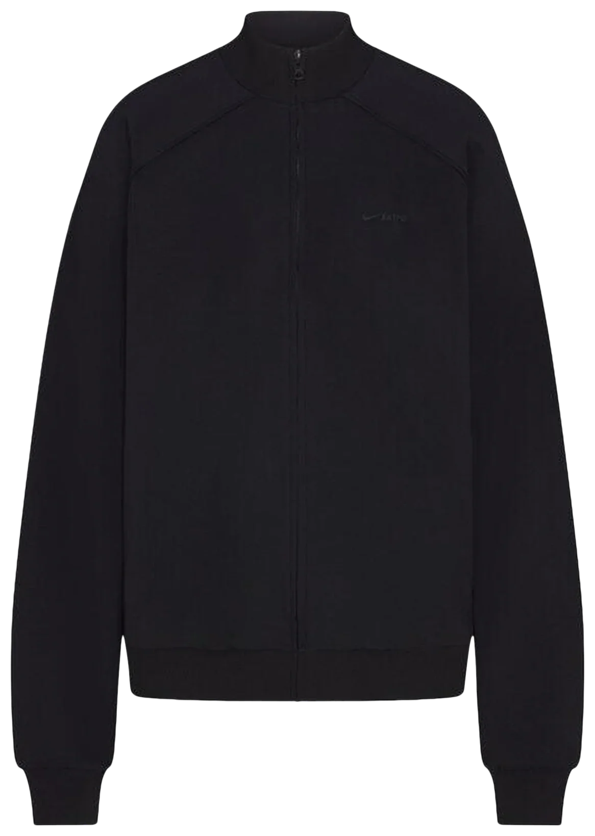 Nike x SKIMS Women's Matte Tricot Oversized Track Jacket Obsidian -1