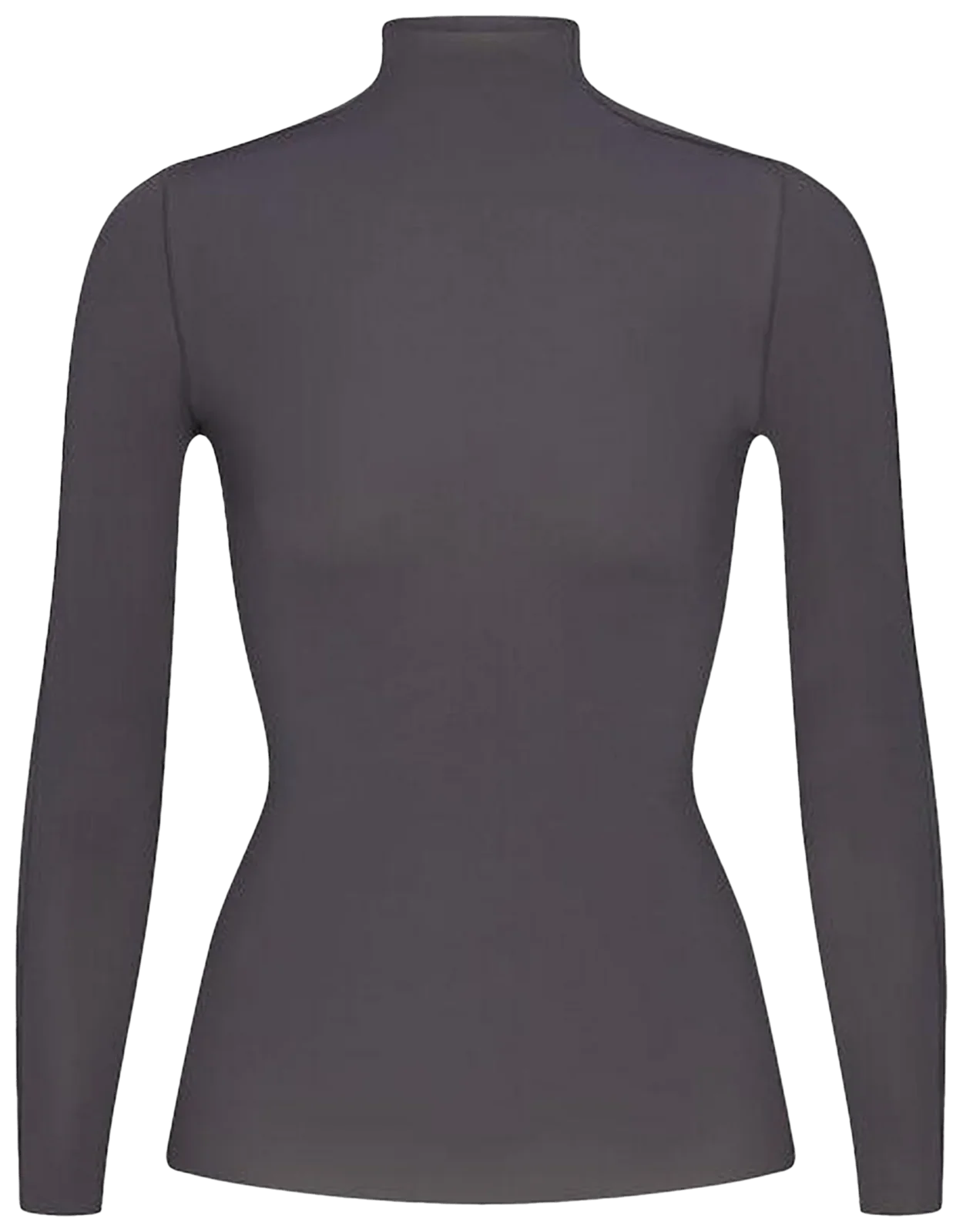 Nike x SKIMS Women's Weightless Layers Mock Neck Long Sleeve Top Lead -1