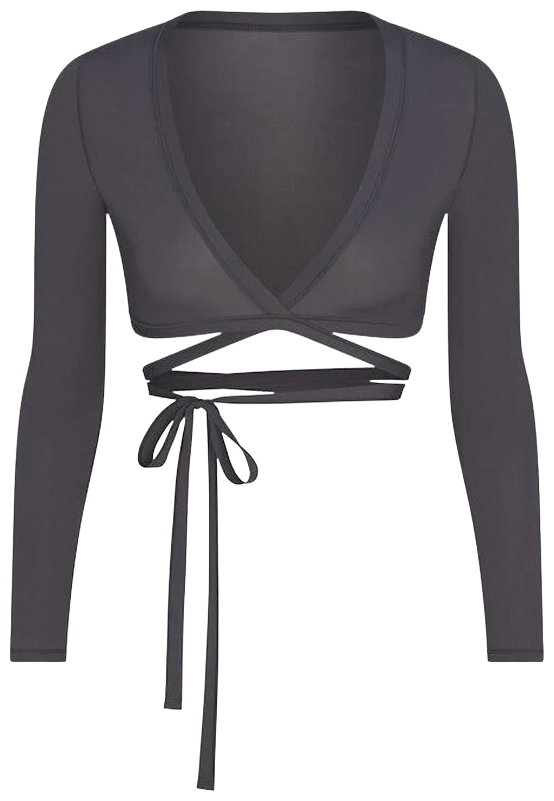 Nike x SKIMS Women's Weightless Layers Wrap Top Lead -1