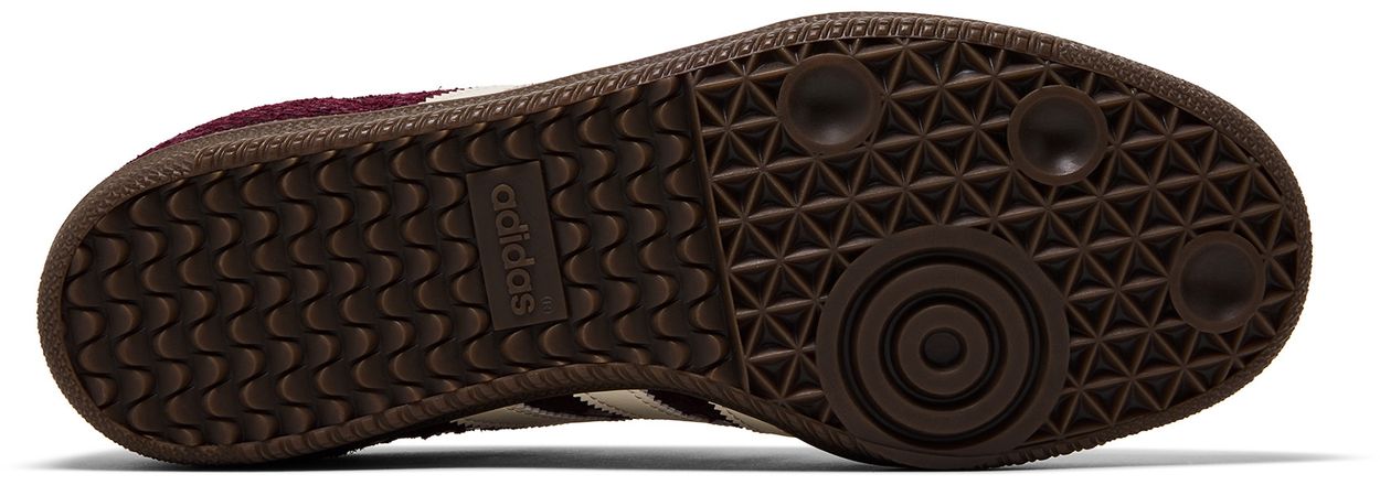 adidas Samba OG Snakeskin Maroon Cream White (Women's)-Sole