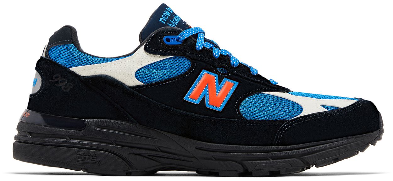 New Balance 993 MiUSA Kith Madison Square Garden Navy-1