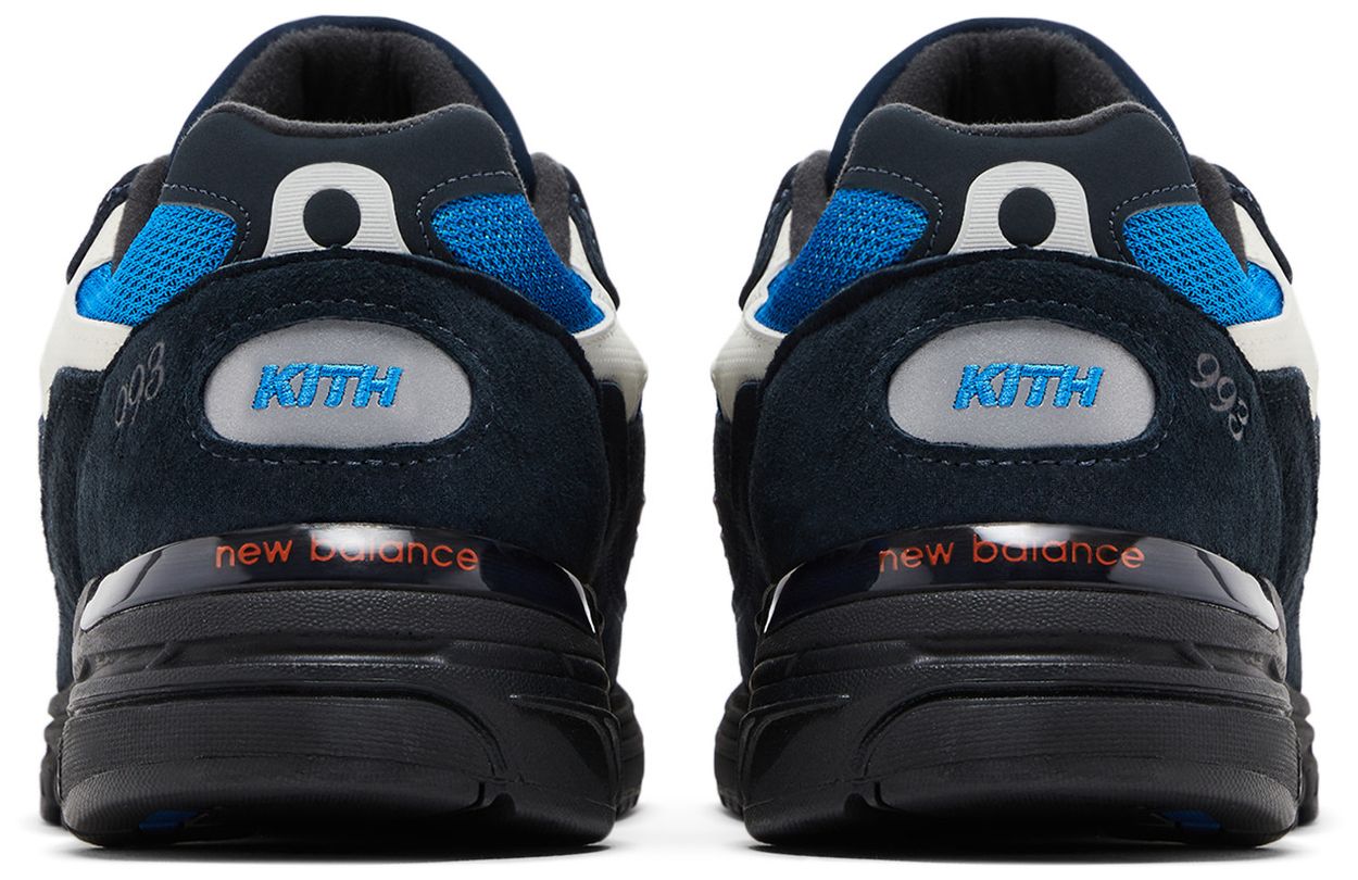 New Balance 993 MiUSA Kith Madison Square Garden Navy-Back