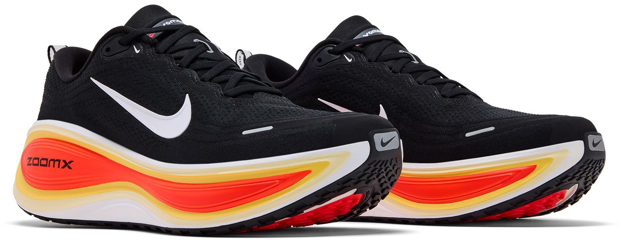 Nike Vomero Plus Black Bright Crimson White-Pair