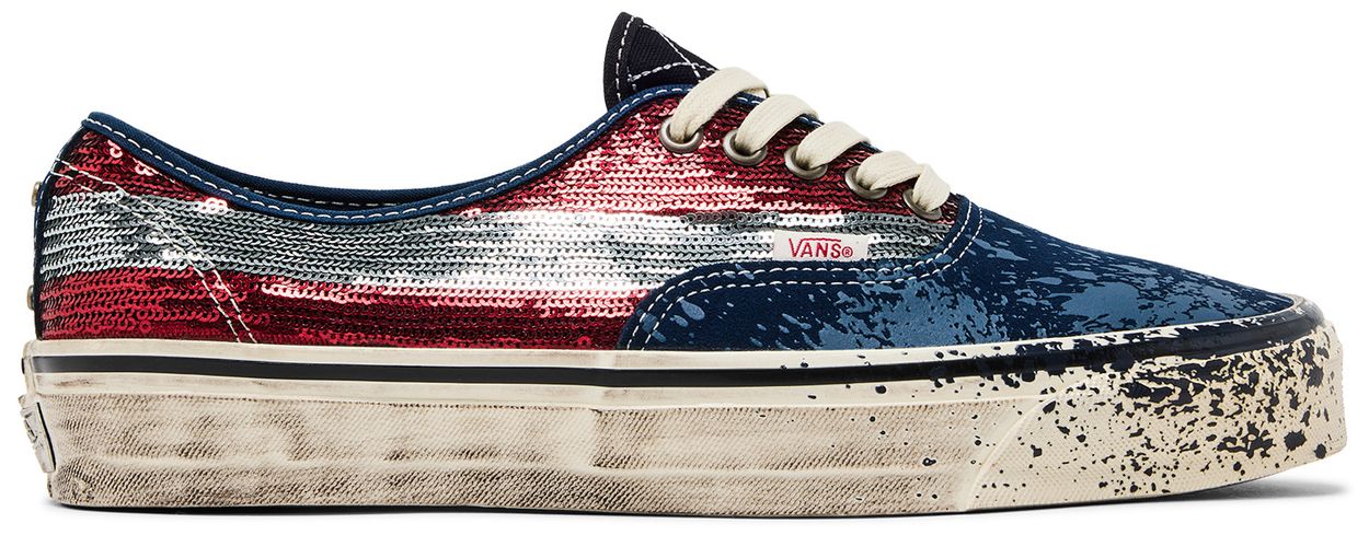 Vans Premium Authentic La Habana Red Navy-1