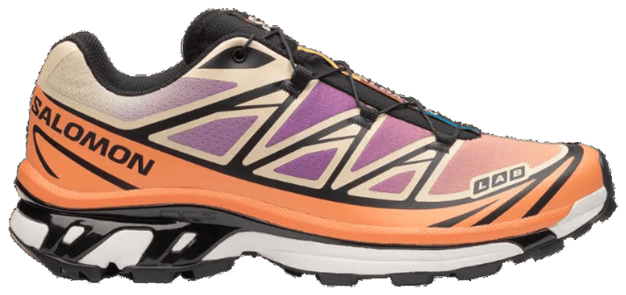 Salomon XT-6 Black Almond Dragon Fire-1