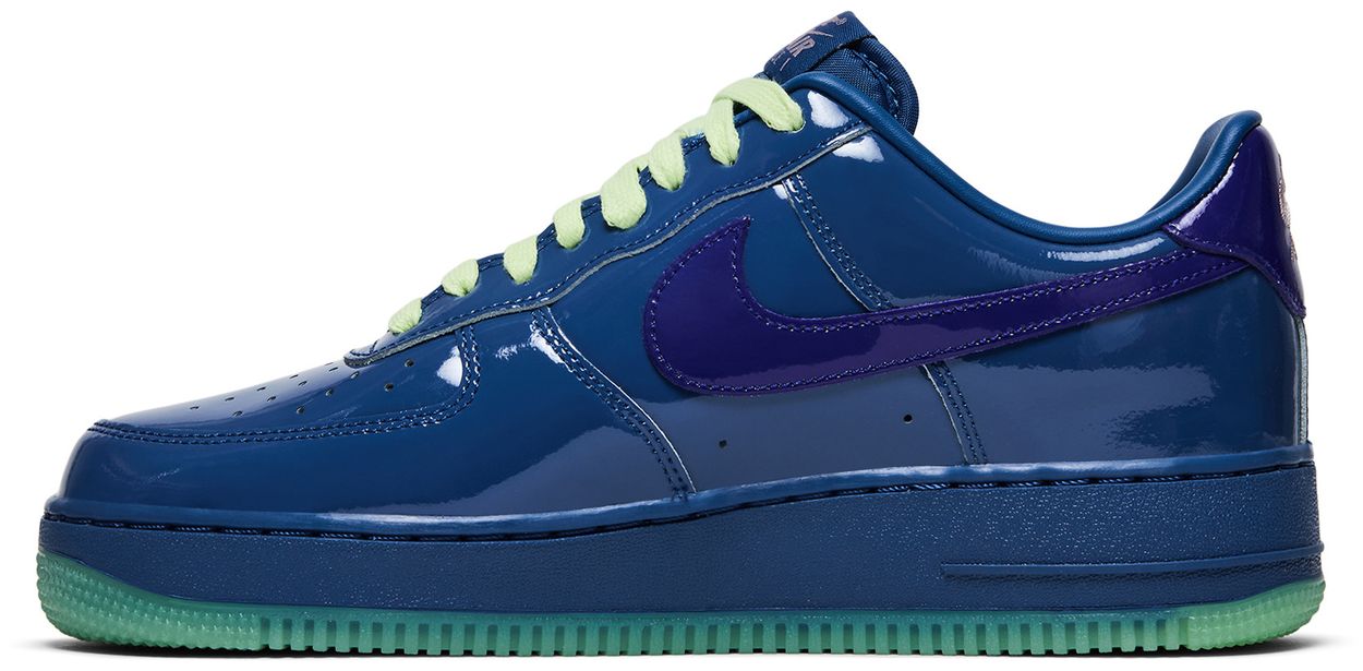 Nike Air Force 1 Low Patent Leather Mystic Navy Grape Ice-2