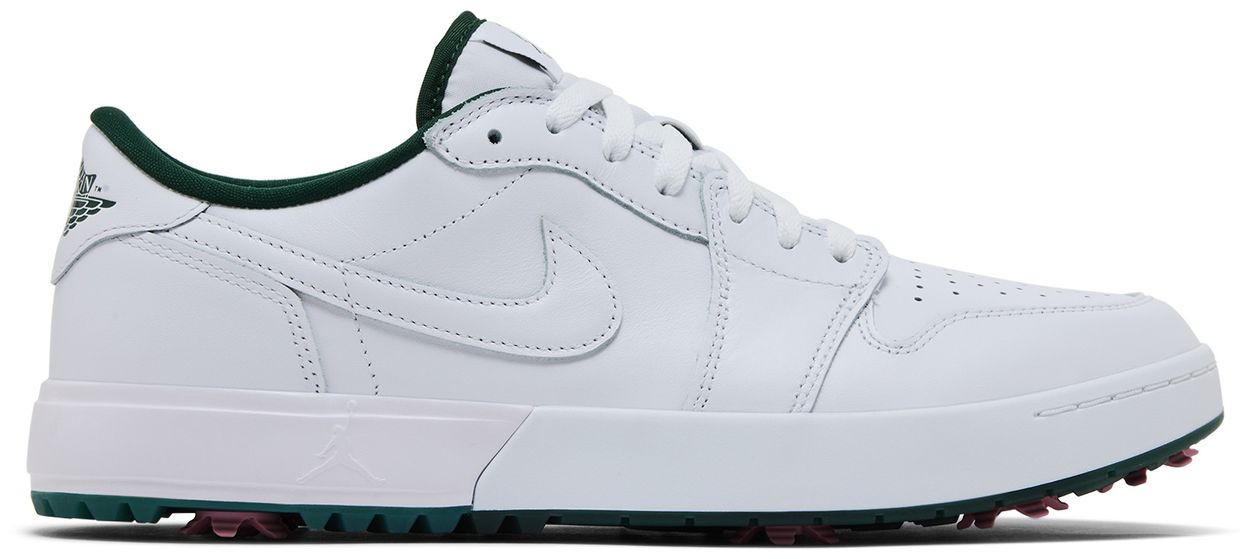 Jordan 1 Low Golf Spiked White Fir Elemental Pink-1