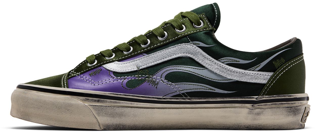 Vans LX Old Skool Archive Flame Green-2