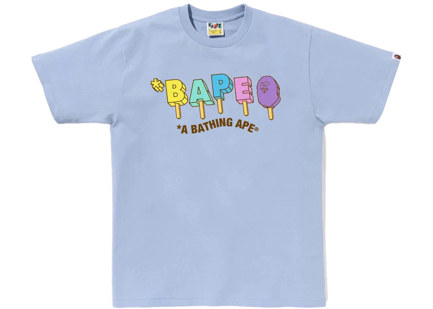 BAPE Popsicle Tee Sax -1