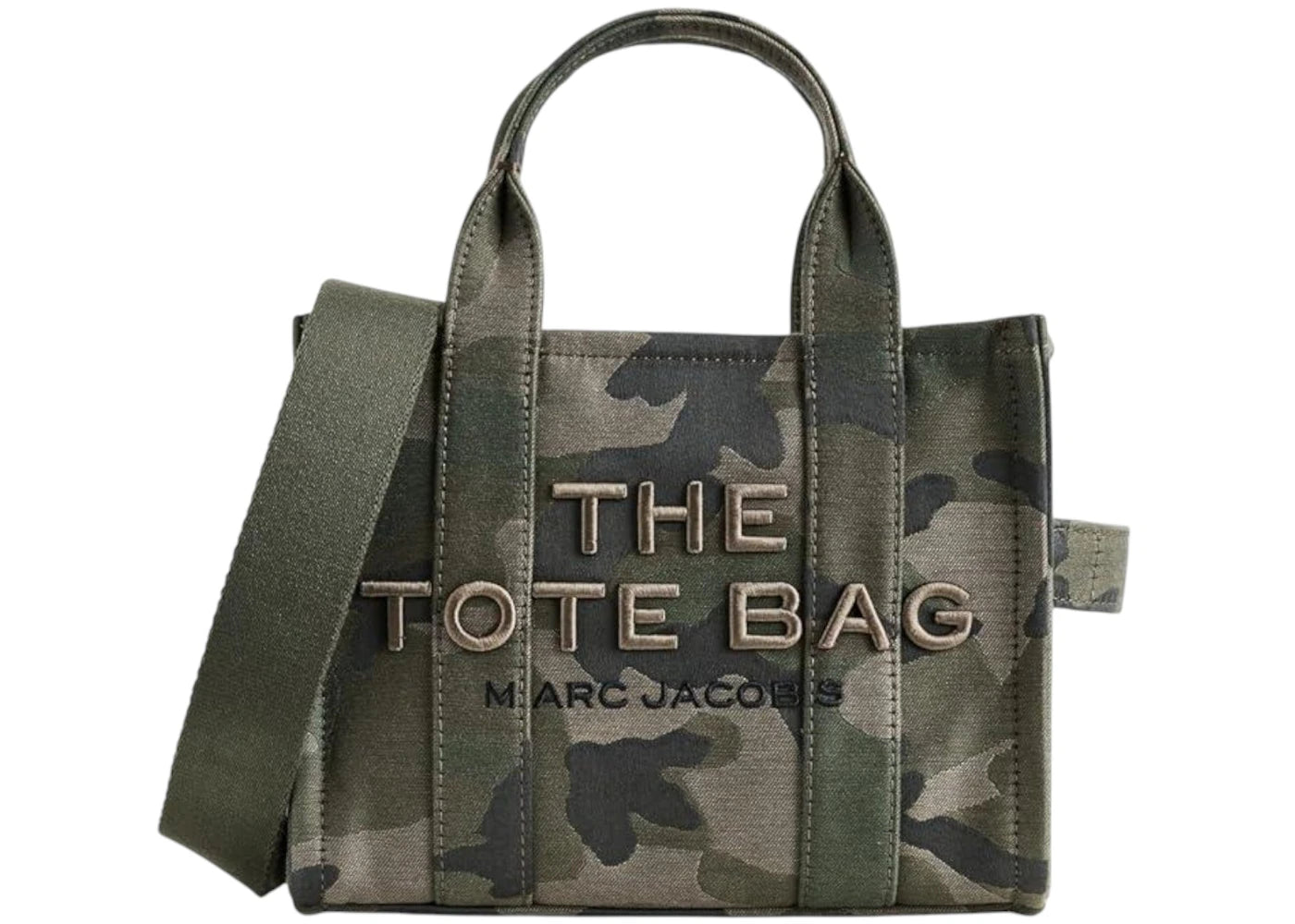 Marc Jacobs The Camo Jacquard Small Tote Bag Camo Multi -1