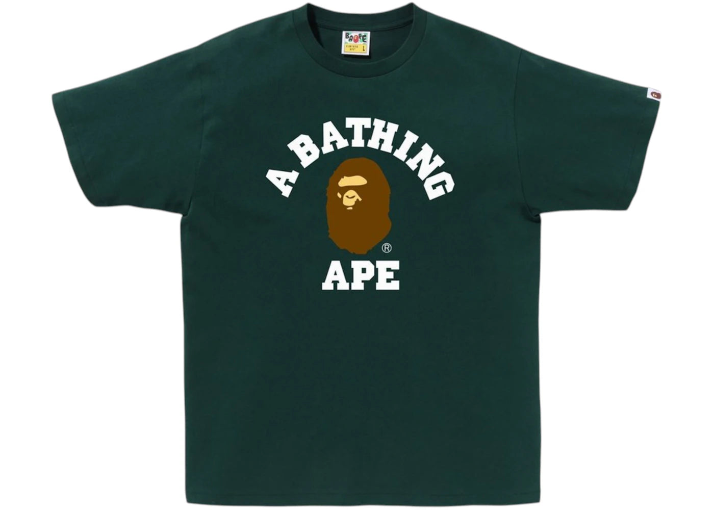 BAPE College 1J30-110-001 Tee (FW25) Green -1