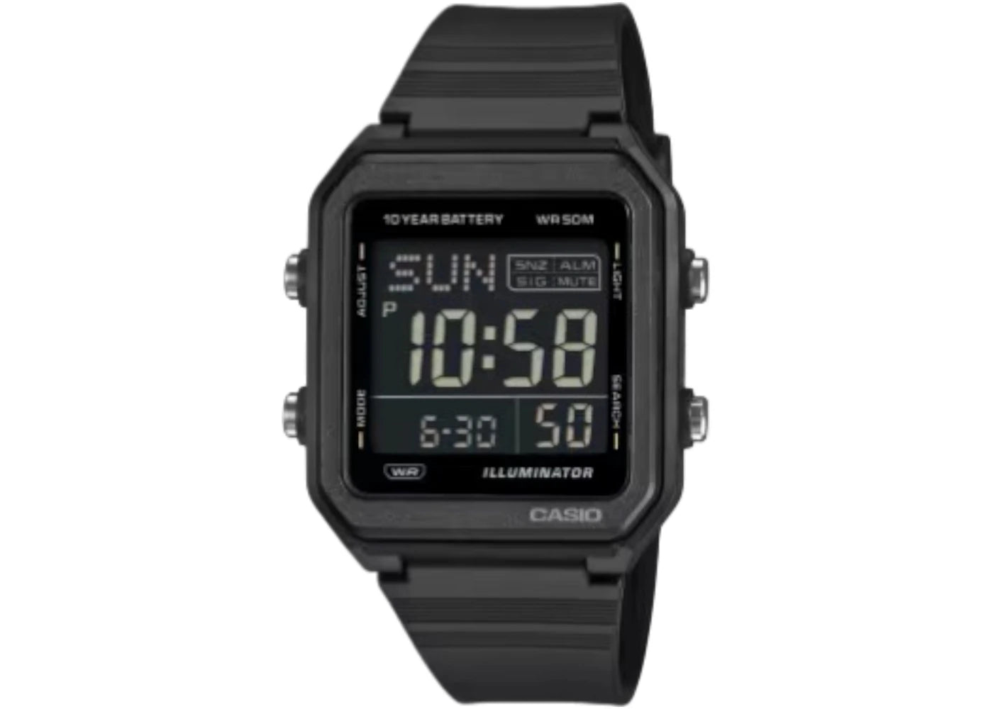 Casio Illuminator W-221H-1B -1