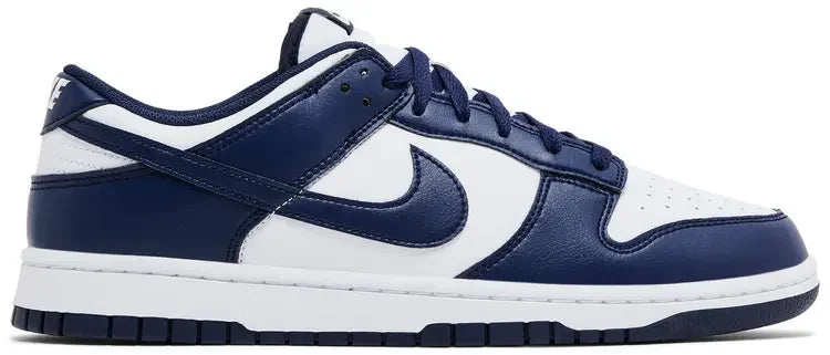 Nike Dunk Low White Midnight Navy