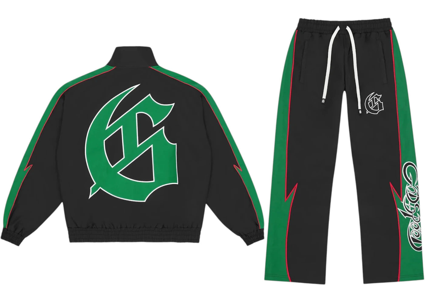 Godspeed GT Tracksuit Black/Green/Red -1