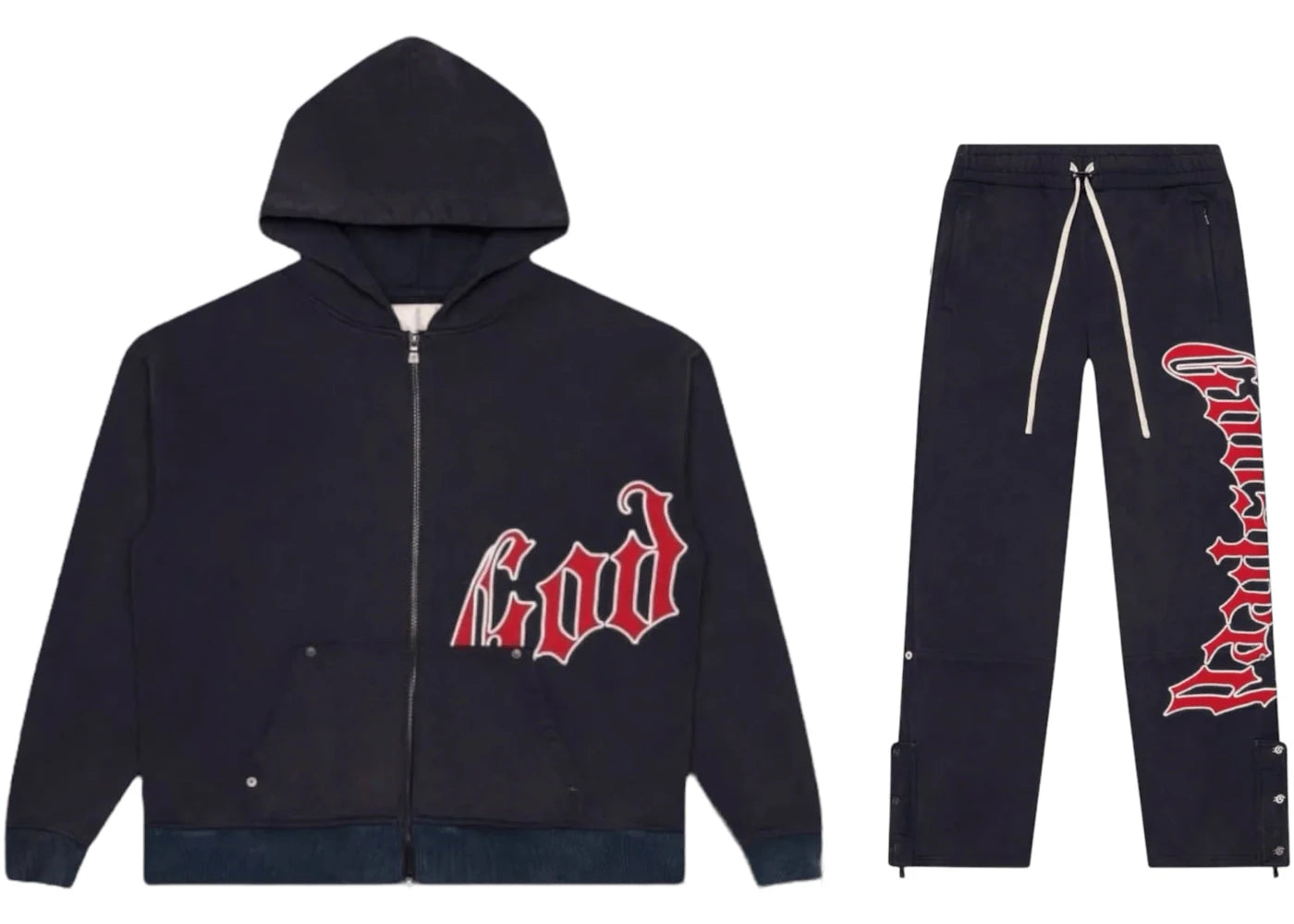 Godspeed OG Logo V2 Sweatsuit Navy/Red -1