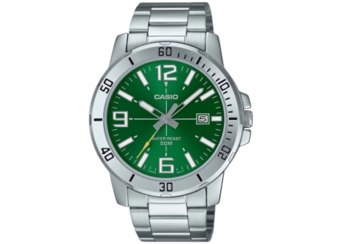 Casio Standard MTP-VD01D-3B (Green) -1