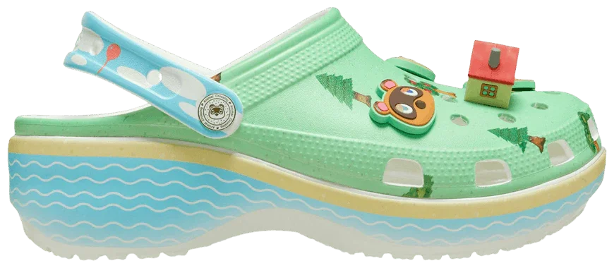 Crocs Classic Platform Clog Animal Crossing (Women's)-1