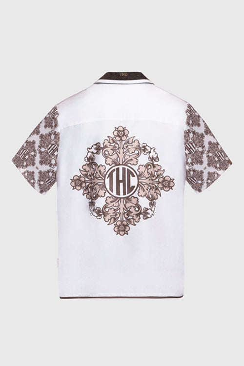 The Hideout Clothing - Baroque Pattern Oversized Shirt