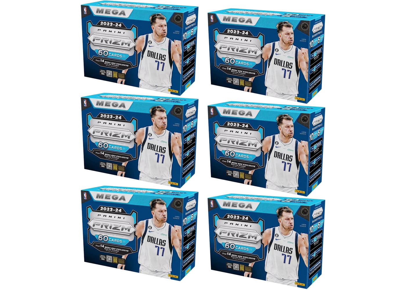 2023 Panini Prizm Basketball Mega Box (Red Ice Prizms) 6x Lot -1