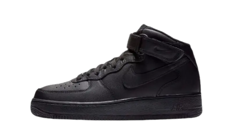Nike Air Force 1 High Triple Black MTHOR SHOP