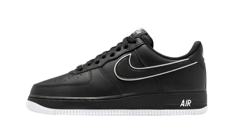 Nike af1 low black and white hotsell