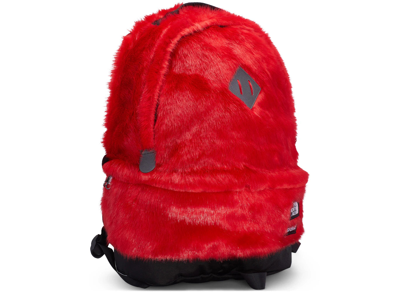 Supreme The North Face Faux Fur Backpack Red -1