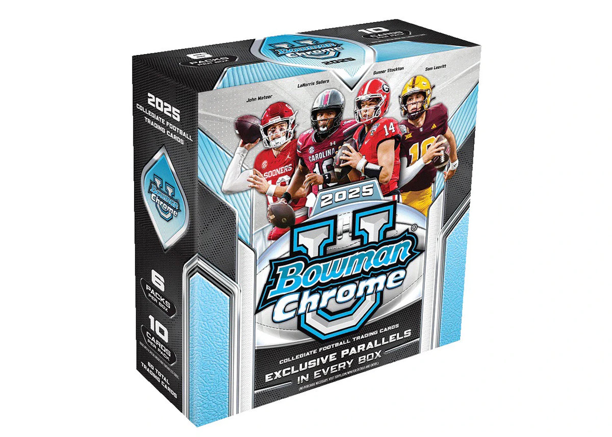 2025 Topps Bowman University Chrome Football Mega Box -1