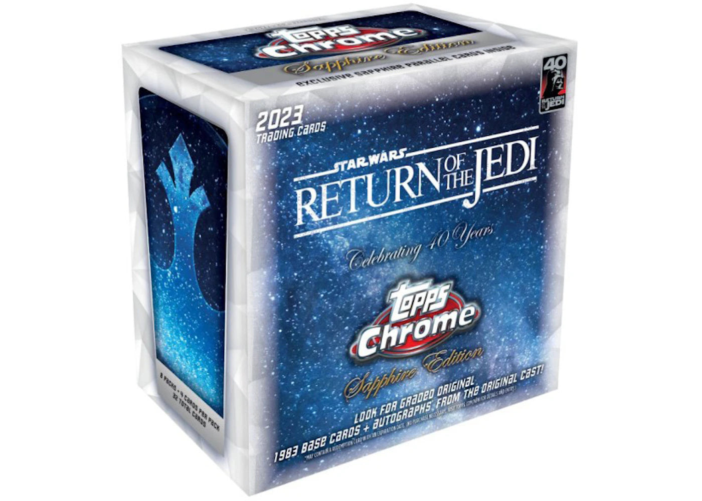 2023 Topps Chrome Star Wars Return of the Jedi 40th Anniversary Sapphire Edition Box -1